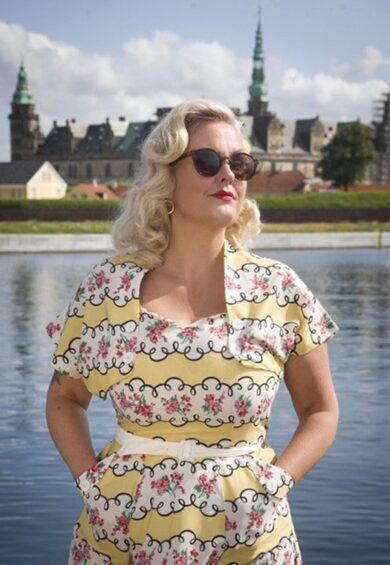 The Ayda 2pc Dress & Detachable Shrug Bolero Set In Daydream Print – New In | Kitty Darling