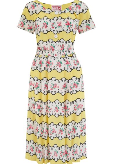 The Brigitte Dress in Daydream Print – New In | Kitty Darling