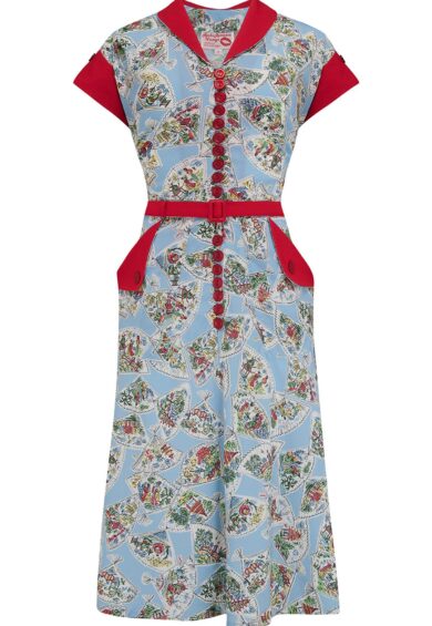 The Casey Dress in Pagoda Print – New In | Kitty Darling