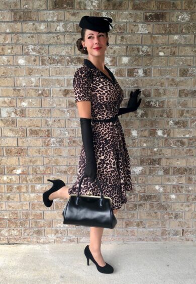 The Charlene Shirtwaister Dress in Leopard Print – New In | Kitty Darling