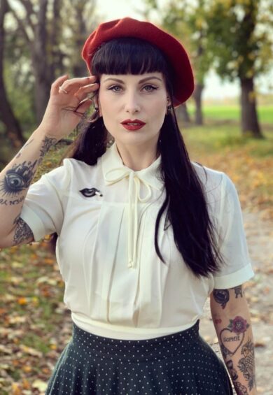 The Elsie Blouse in Antique White – New In | Kitty Darling