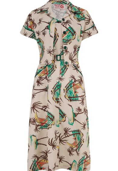 The Lucille 2pc Sweetheart Dress & Bolero Set In Tahiti – New In | Kitty Darling