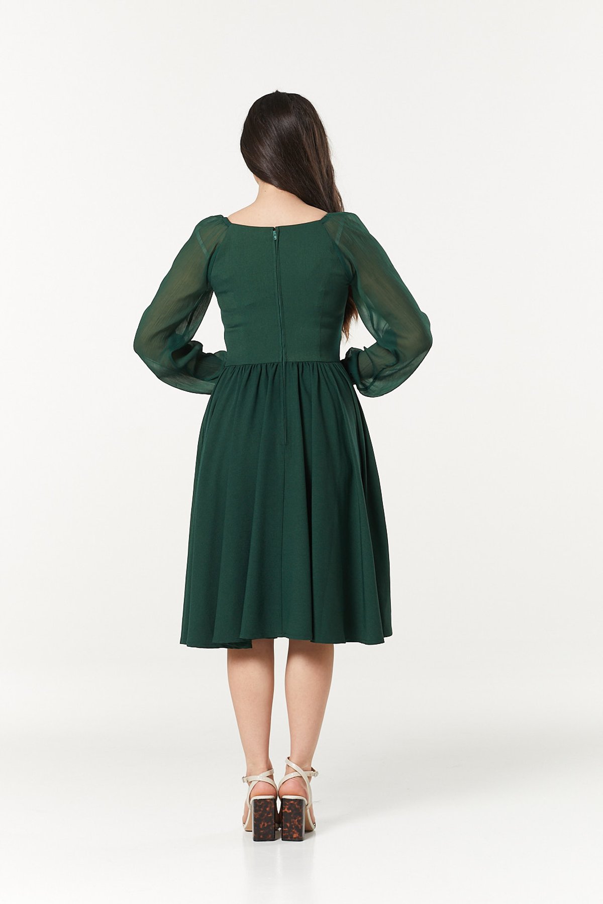 Dior Dress – Dark Green 2 Dior Dress – Dark Green - Image 2