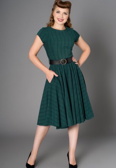 Florence Dress Green – 50s Dresses, Dresses | Kitty Darling