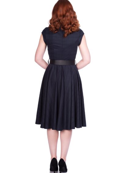Florence Dress Navy – 50s Dresses, Dresses | Kitty Darling