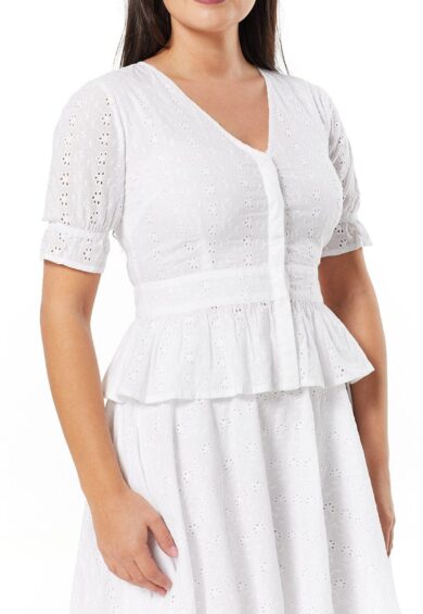 Jolene White Blouse – 50s Dresses | Kitty Darling