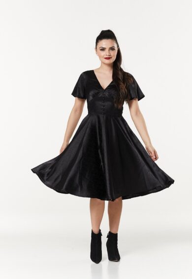 Kaylee Black Dress – 50s Dresses, Dresses | Kitty Darling