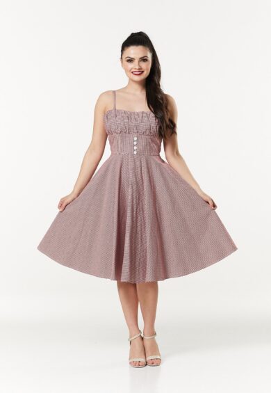 Melissendre Red Dress – 50s Dresses, Dresses | Kitty Darling