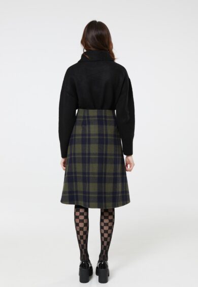 Pleated Skirt in Sage Green – Skirt | Kitty Darling