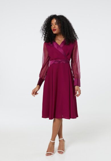 Polly Dress in Plum Colour – 50s Dresses, Dresses | Kitty Darling