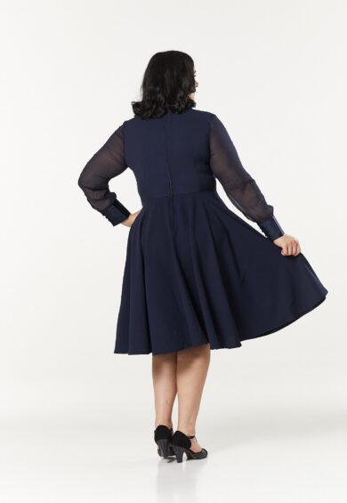 Polly Navy Dress – 50s Dresses, Dresses | Kitty Darling