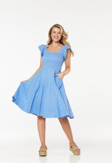 Raphaella Blue Dress – 50s Dresses, Dresses | Kitty Darling
