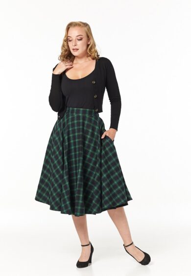 Sophie Skirt Forest Green – Skirt | Kitty Darling