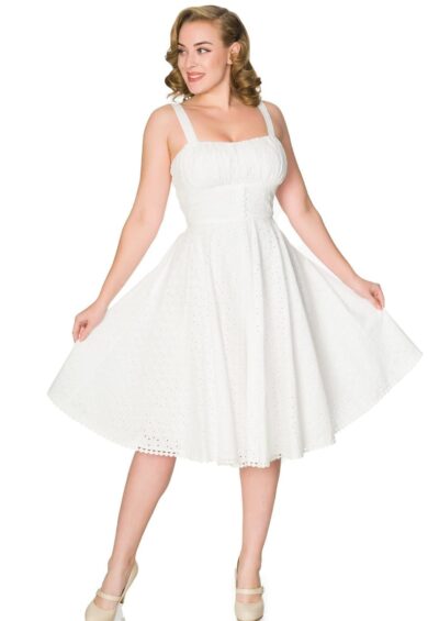 Valerie White Dress – 50s Dresses, Dresses | Kitty Darling
