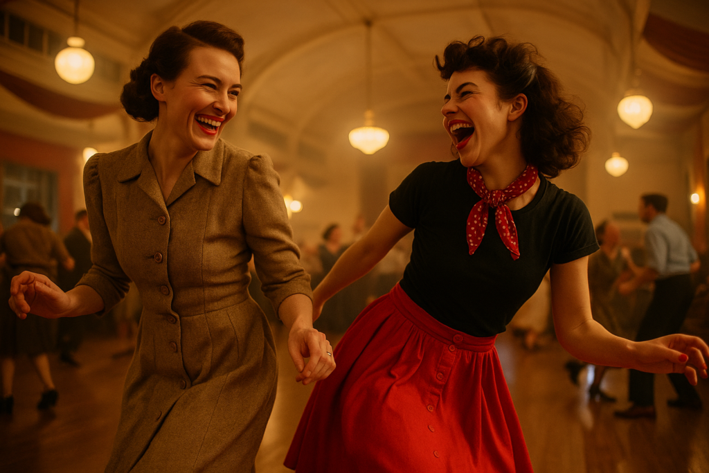 Britain, America and the Vintage Dress Mood: Same Era, Different Energy