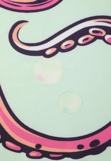 Aisley Box Pleat Skirt - Light Green & Octopus – New In | Kitty Darling