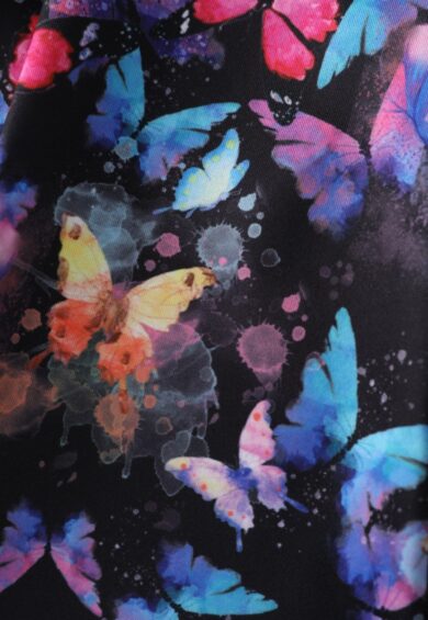 Aisley Midnight Butterfly Box Pleated Skirt – New In | Kitty Darling