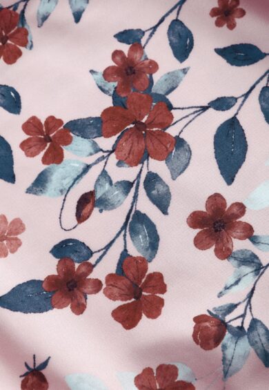 Aisley Pink Falling Flower Box Pleated Skirt – New In | Kitty Darling