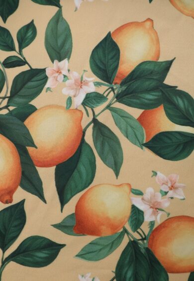 Aisley Yellow Lemon Box Pleated Skirt – New In | Kitty Darling