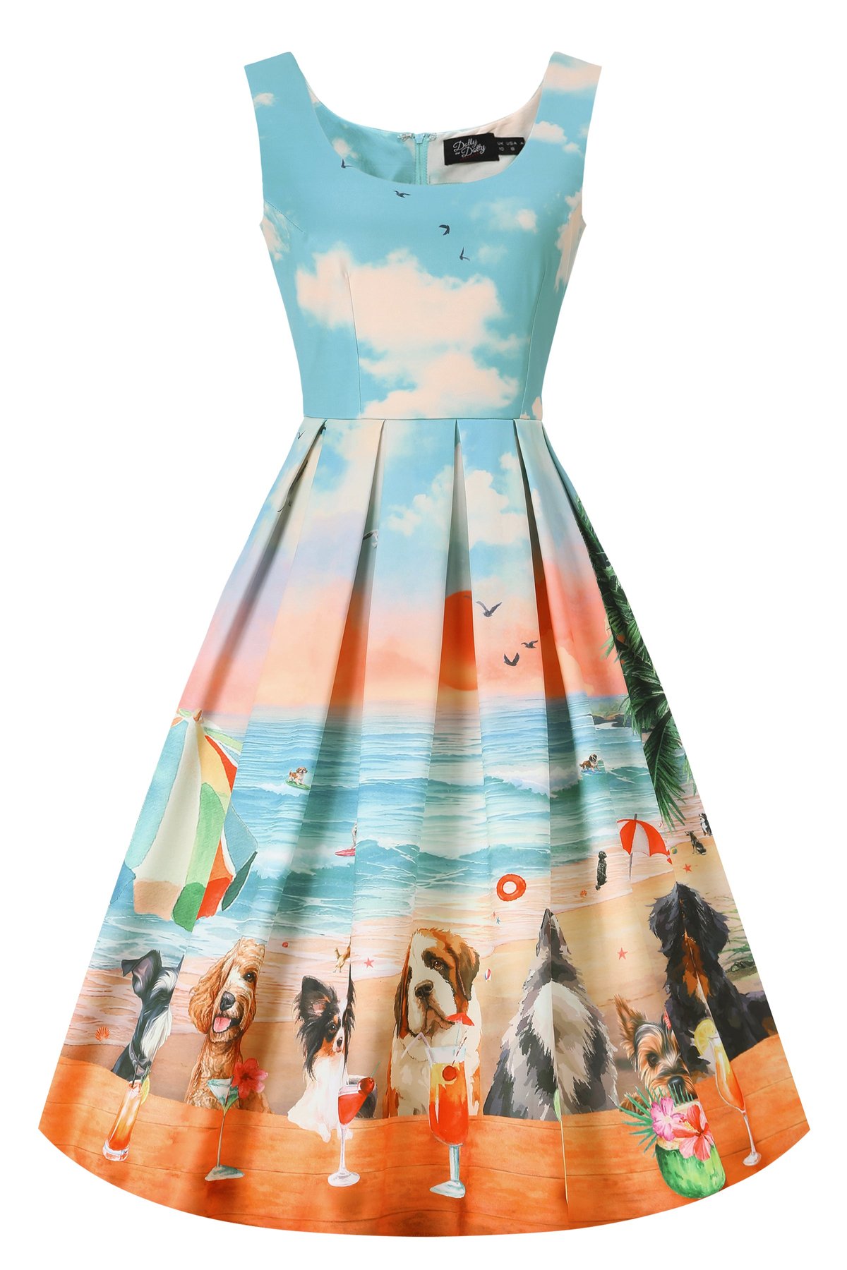 Amanda Beach Bark Club Flared Dress 3 Amanda Beach Bark Club Flared Dress - Image 3