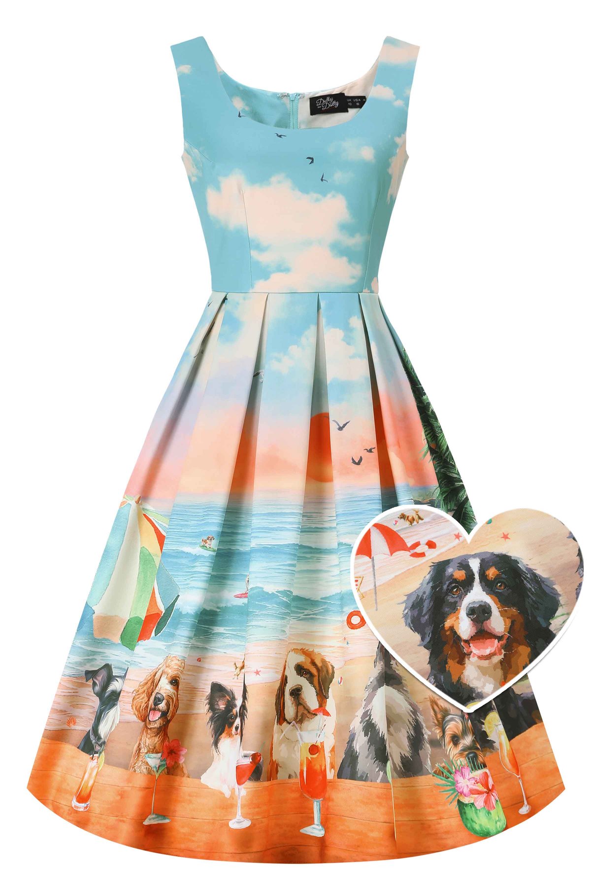 Amanda Beach Bark Club Flared Dress 1 Amanda Beach Bark Club Flared Dress