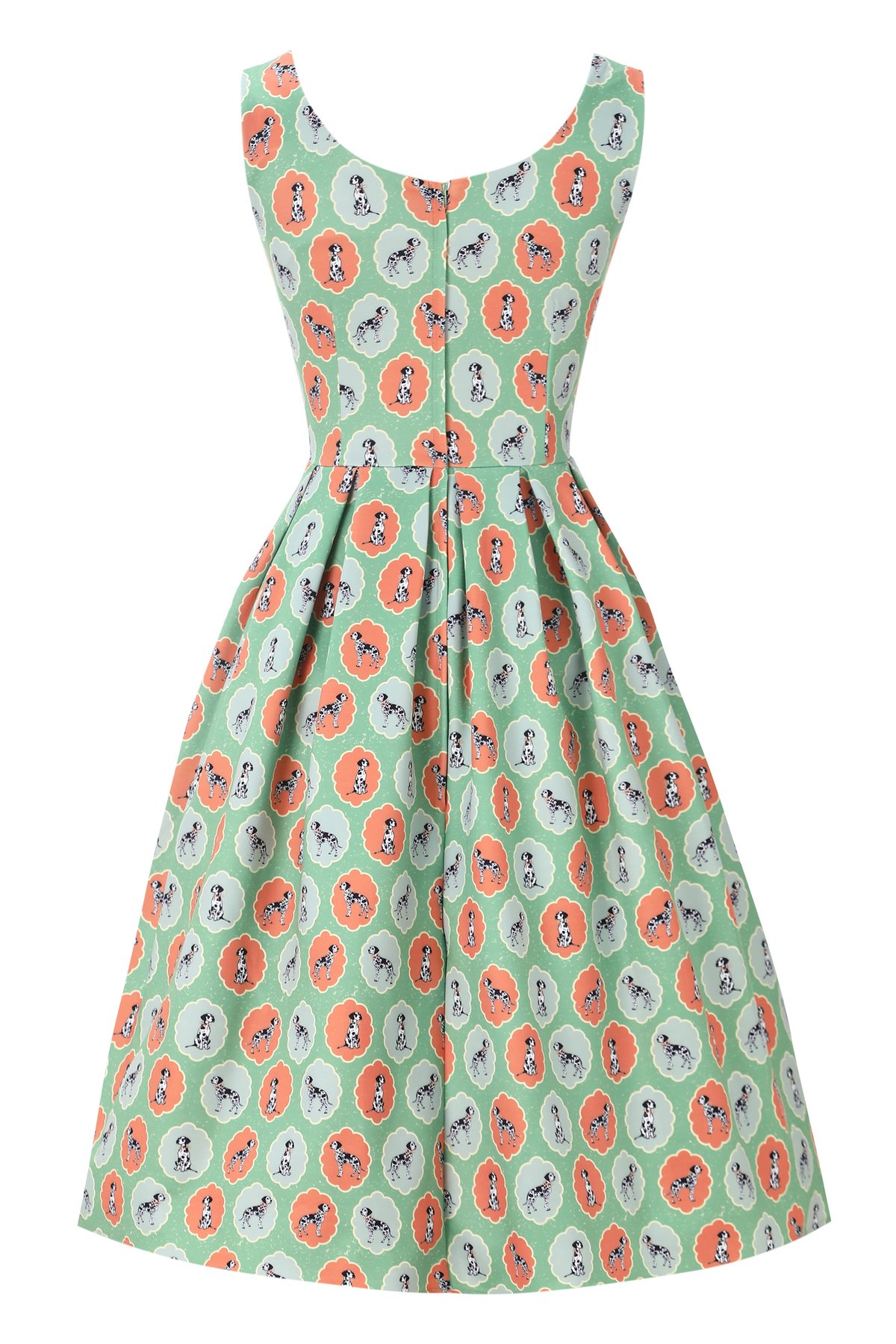 Amanda Green Framed Dalmatian Sleeveless Dress 3 Amanda Green Framed Dalmatian Sleeveless Dress - Image 3