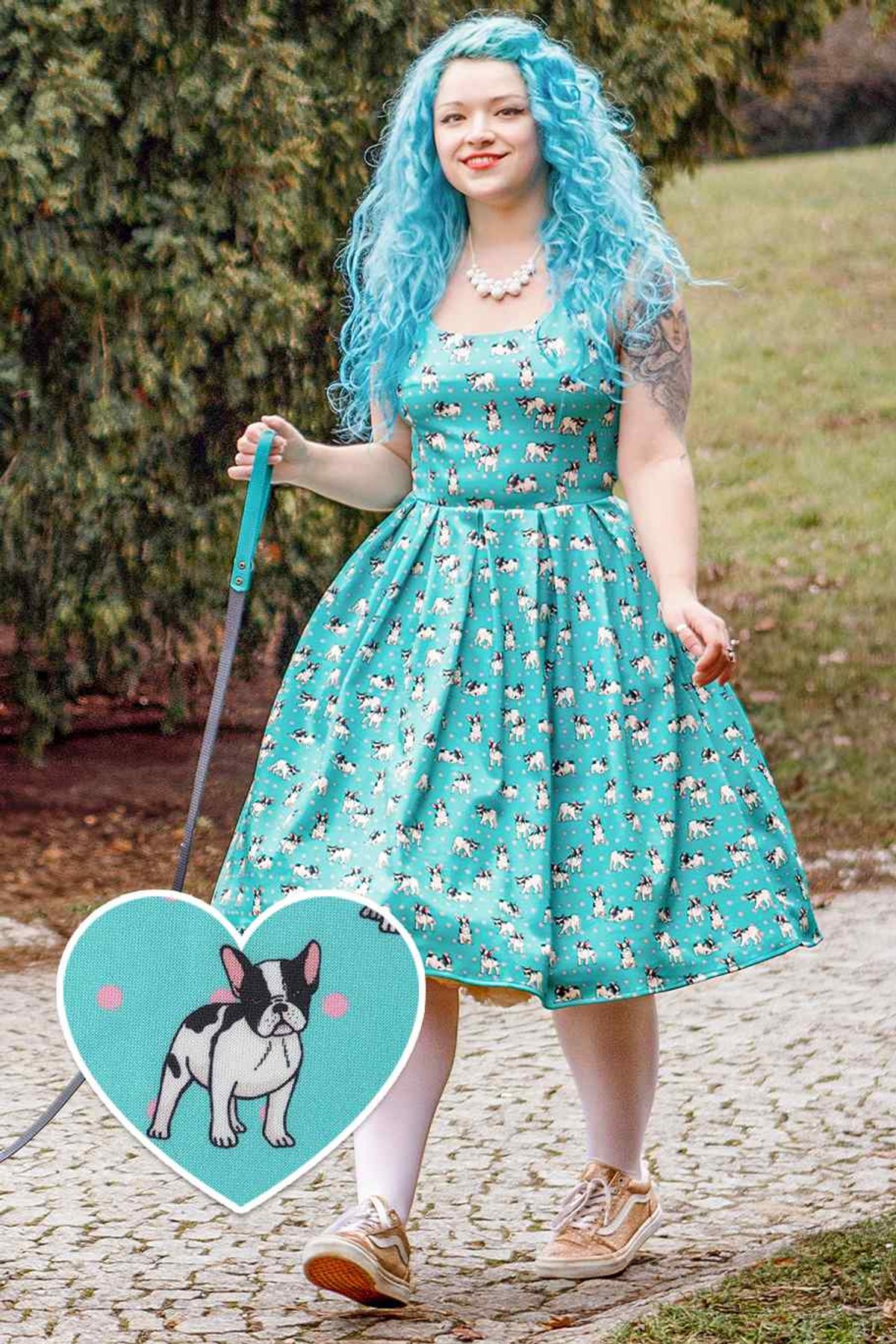 Amanda Green Frenchies Swing Dress 1 Amanda Green Frenchies Swing Dress