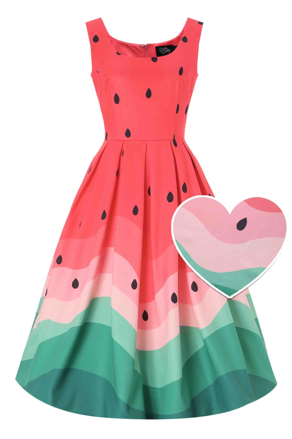 Amanda Watermelon Printed Dress 1 Amanda Watermelon Printed Dress