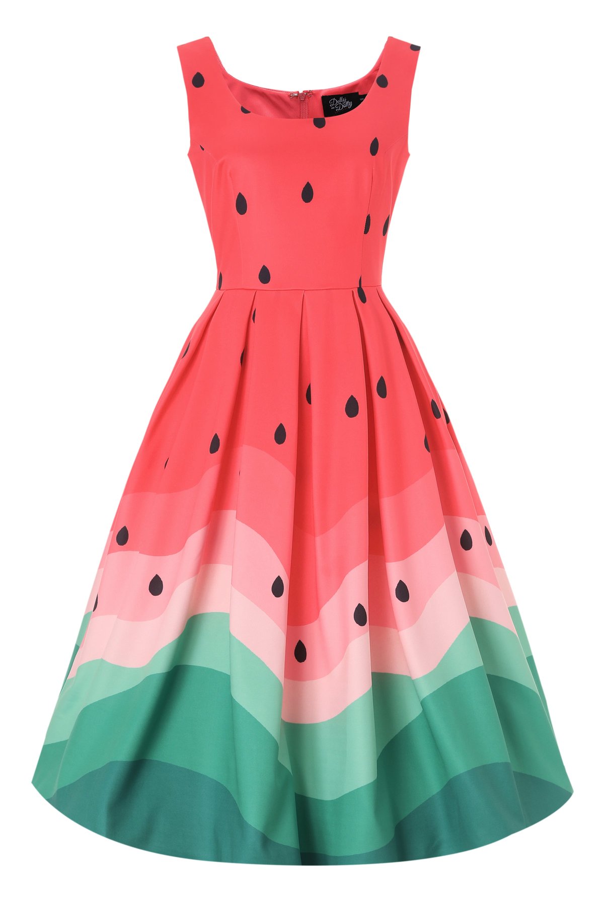 Amanda Watermelon Printed Dress 2 Amanda Watermelon Printed Dress - Image 2