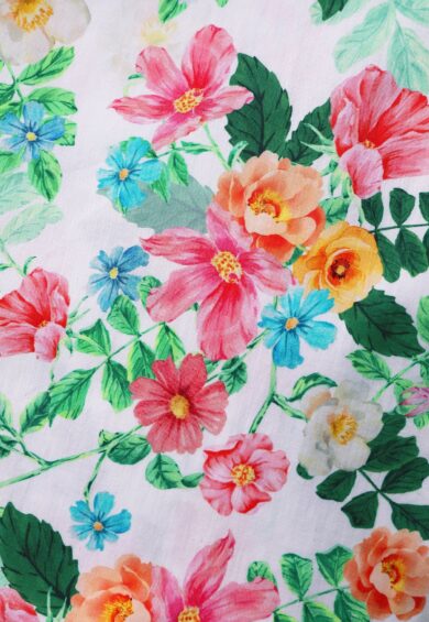 Amanda White Vintage Inspired Floral Flared Dress – New In | Kitty Darling