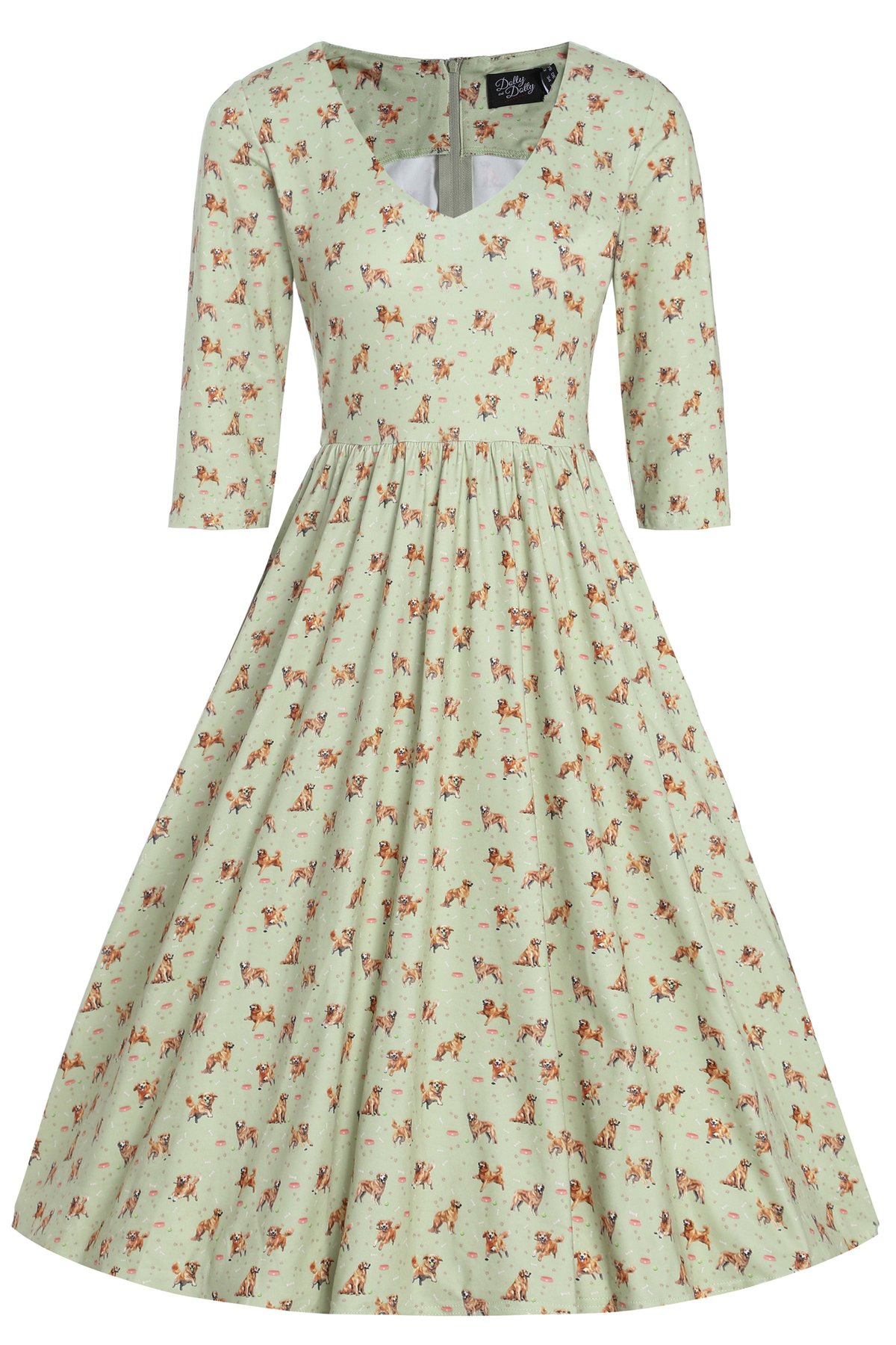 Billie Golden Retriever Long Sleeved Dress 3 Billie Golden Retriever Long Sleeved Dress - Image 3