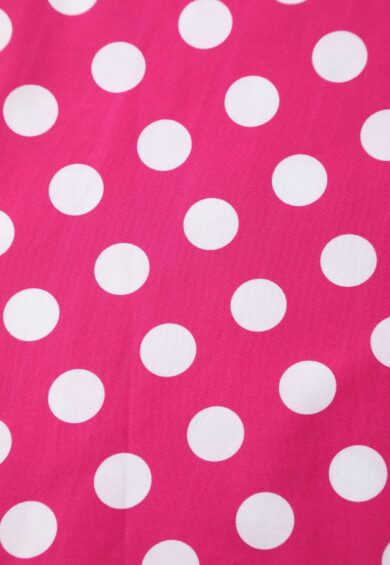 Daisy Hot Pink Polka Dot Halter Dress – New In | Kitty Darling