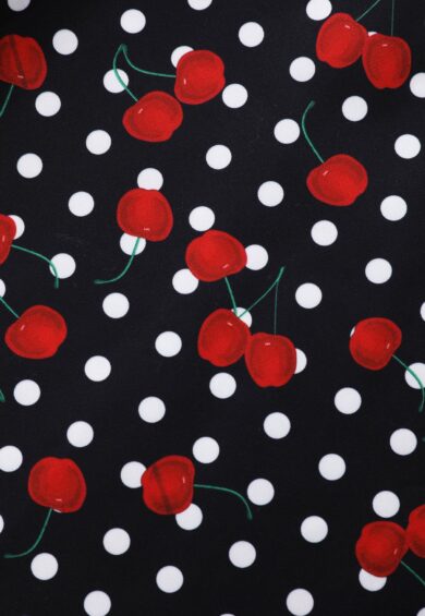 Daisy Rockabilly Cherry Halter Dress – New In | Kitty Darling