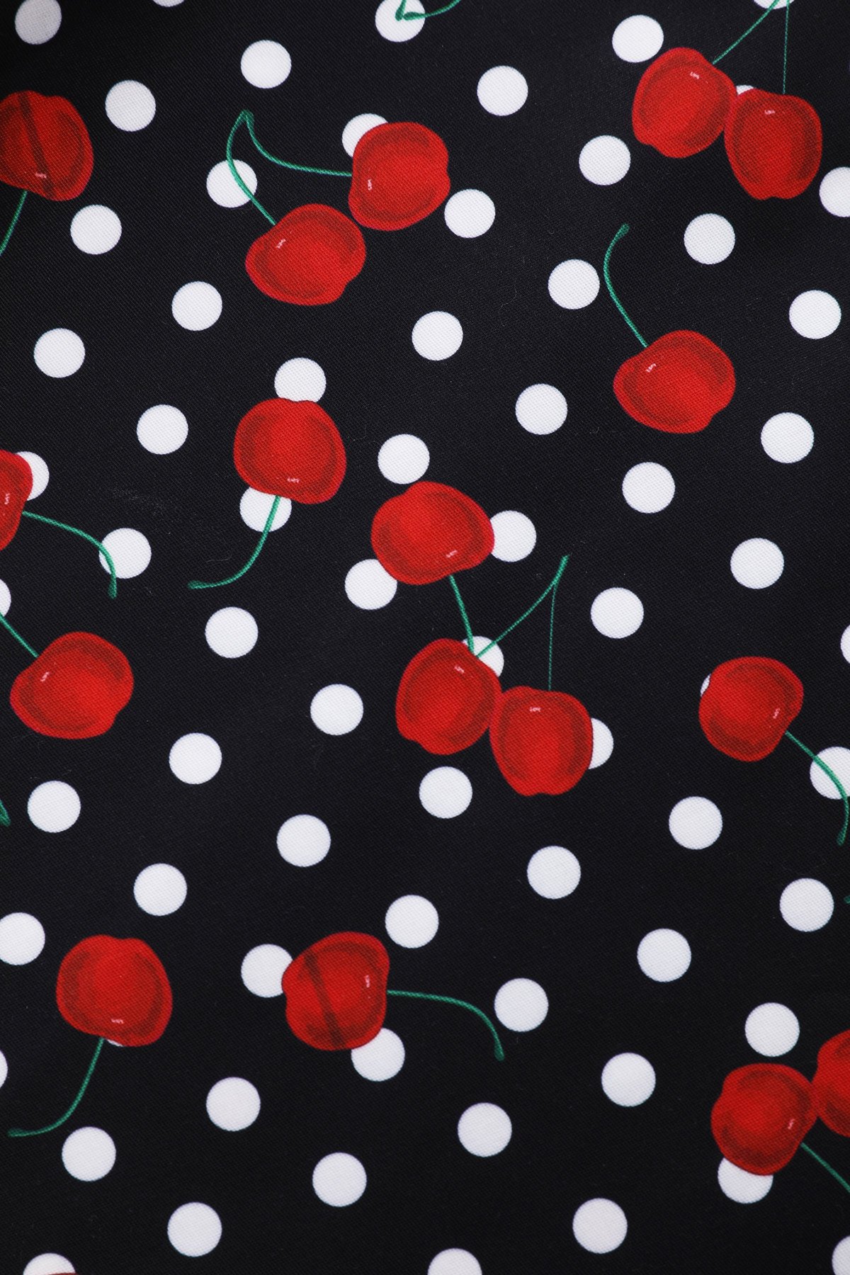 Daisy Rockabilly Cherry Halter Dress 2 Daisy Rockabilly Cherry Halter Dress - Image 2