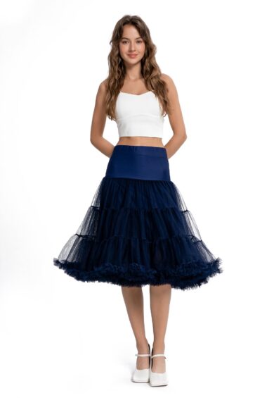 Fluffy Navy Blue Petticoat – Uncategorised | Kitty Darling