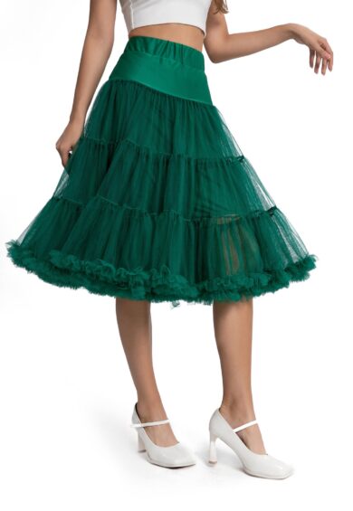 Fluffy Petticoat in Emerald Green – Uncategorised | Kitty Darling