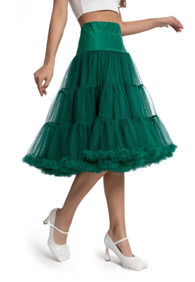 Fluffy Petticoat in Emerald Green – Uncategorised | Kitty Darling