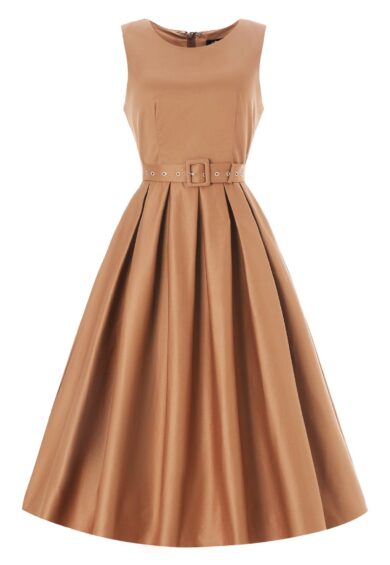 Helen Brown Cotton Midi Dress – New In | Kitty Darling