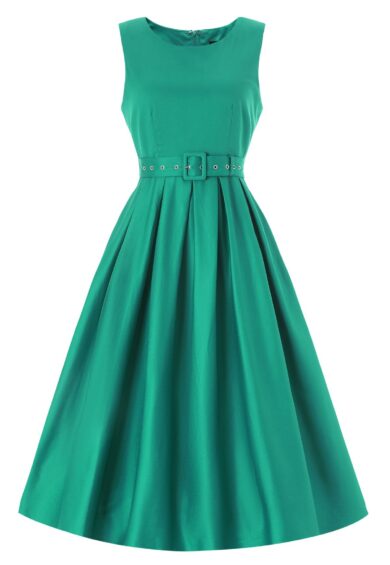 Helen Green Cotton Midi Dress – New In | Kitty Darling