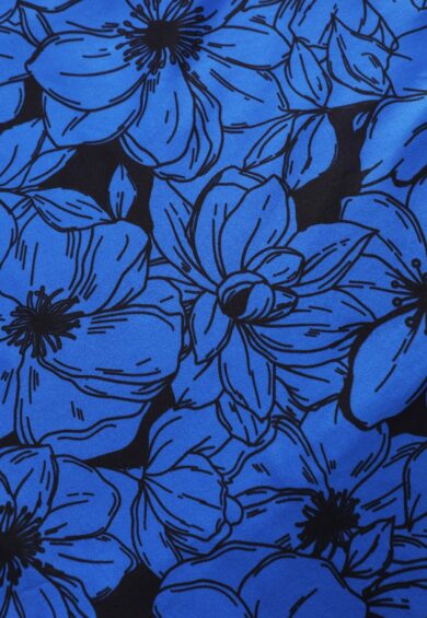 Julia Blue Floral Midi Dress – New In | Kitty Darling