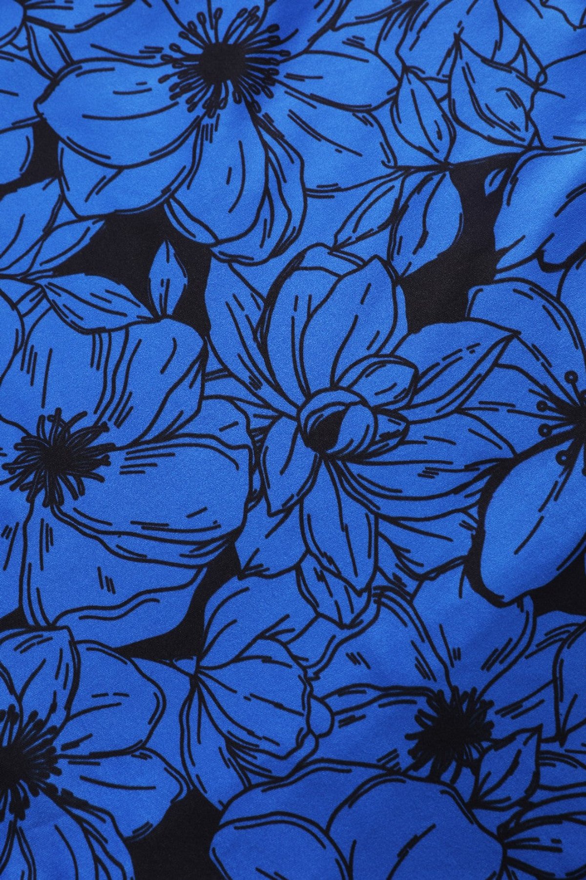 Julia Blue Floral Midi Dress 2 Julia Blue Floral Midi Dress - Image 2