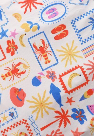 Julia White Casual Beach Vibes Print Summer Ladies Dress – New In | Kitty Darling