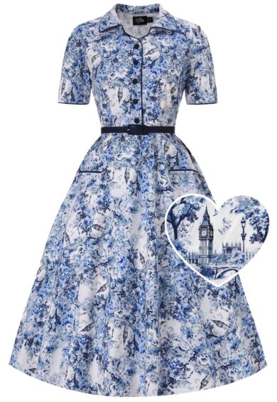 Mabel Big Ben Midi Shirt Dress – New In | Kitty Darling