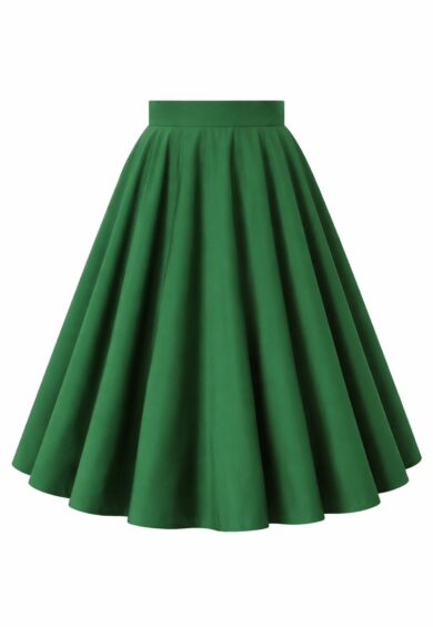 Maisie Green Full Circle Midi Skirt – New In | Kitty Darling