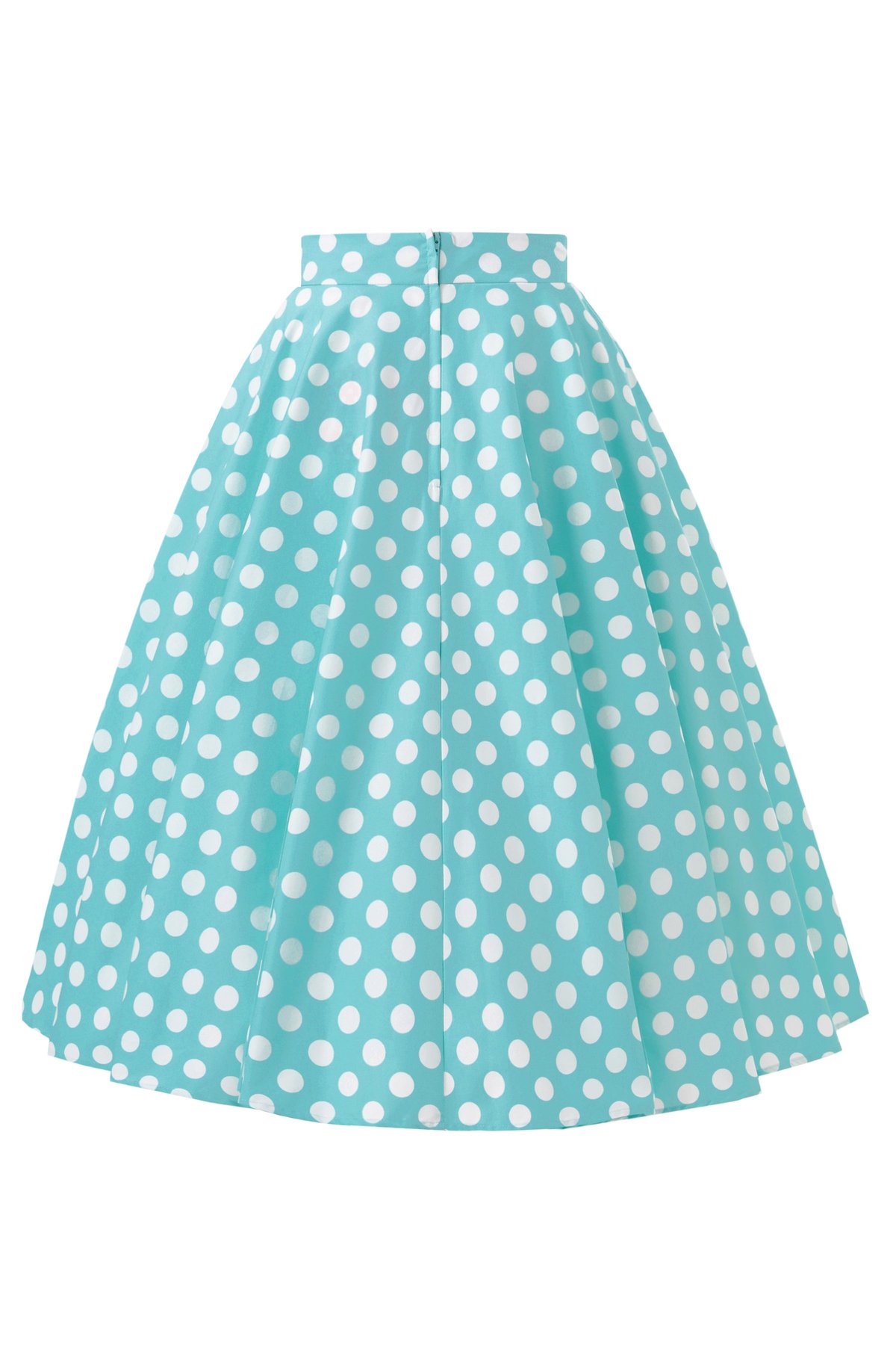 Maisie Mint Green Polka Dot Full Circle Midi Skirt 3 Maisie Mint Green Polka Dot Full Circle Midi Skirt - Image 3