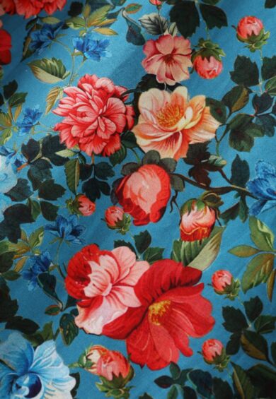 Mollie Blue Floral Full Circle Shirt Dress – New In | Kitty Darling