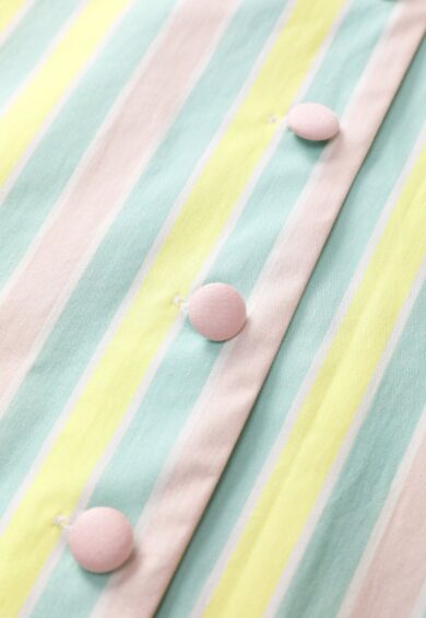 Mollie Multicolored Striped Shirt Dress - Yellow, Green & Pink – New In | Kitty Darling